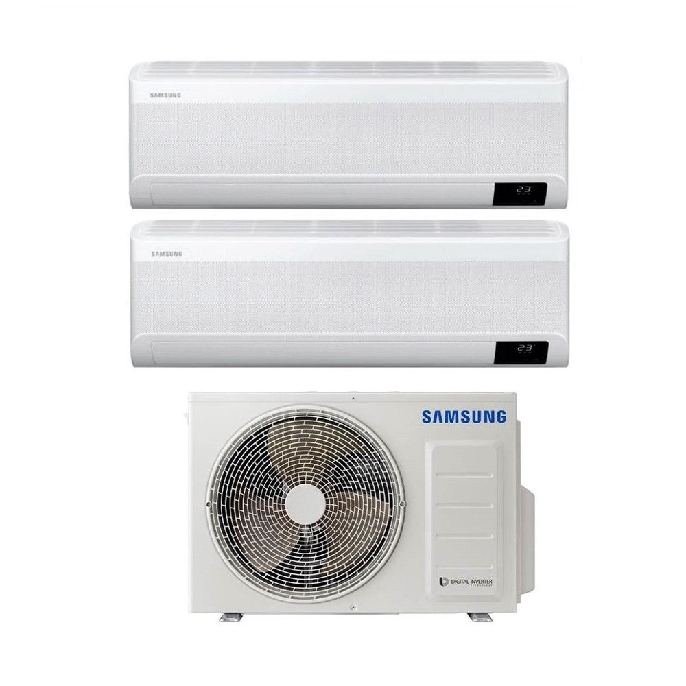 Climatizzatore Condizionatore Dual Split Inverter Samsung Serie Windfree Avant 12000+12000 btu con AJ050TXJ2KG/EU A+++ Wi-Fi 12+12 R-32 - NOVITA'