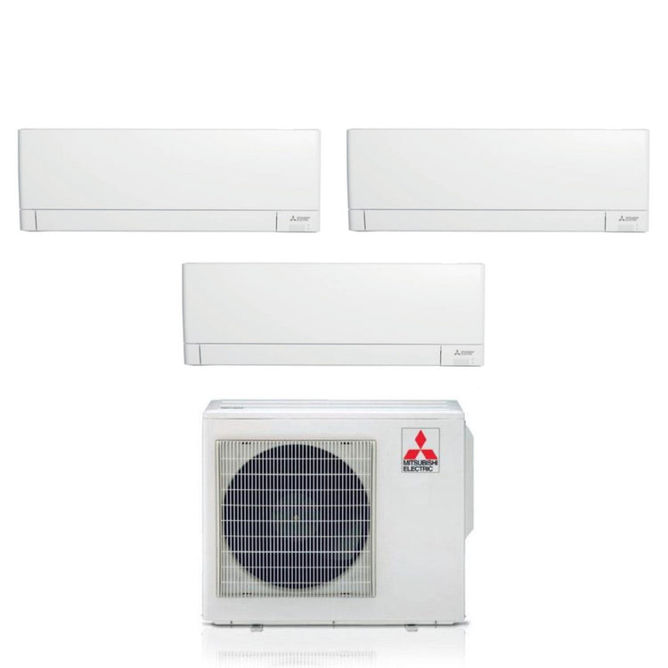 Climatizzatore Condizionatore Mitsubishi Electric Trial Split Inverter Linea Plus serie MSZ-AY 12+12+12 btu con MXZ-3F68VF Wi-Fi Integrato R-32 12000+12000+12000