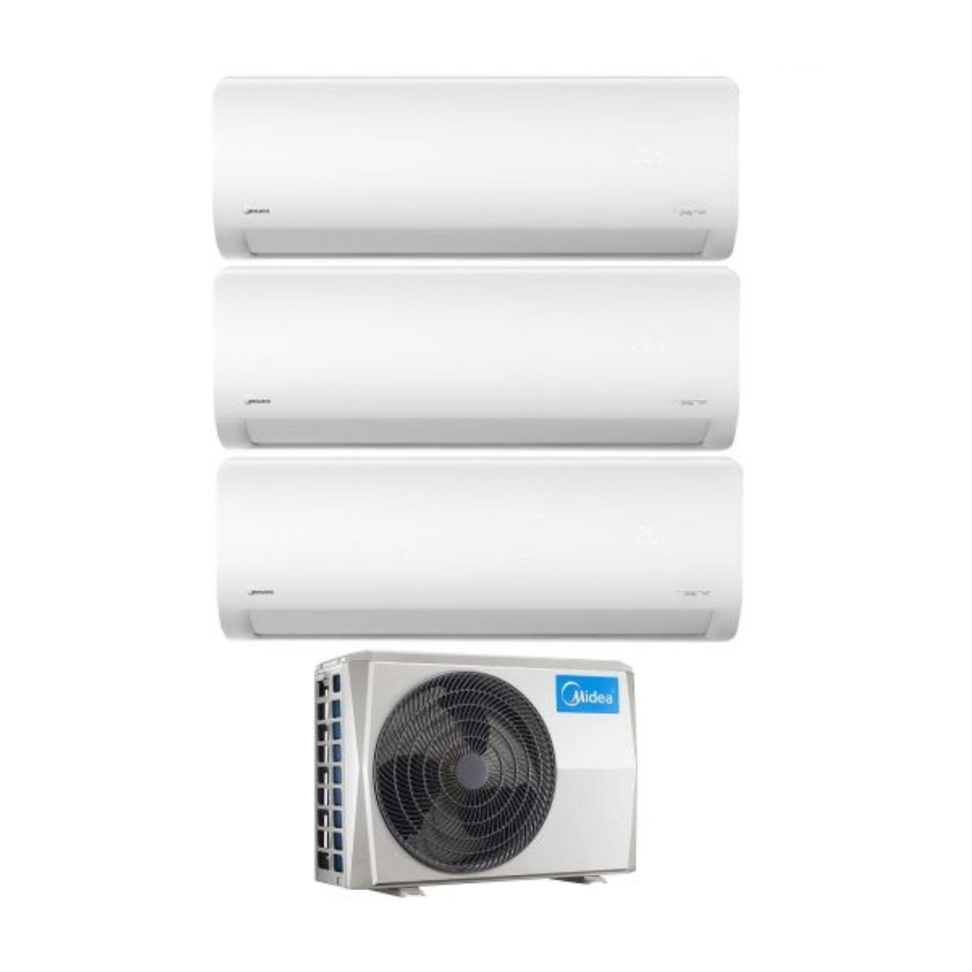 Climatizzatore Condizionatore Midea Trial Split Inverter serie XTREME 12+12+12 con M3O-27NF8 R-32 Wi-Fi Integrato 12000+12000+12000 btu - Novità