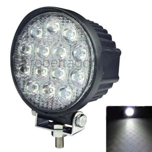 FARO SUPPLEMENTARE PROFONDITA' AUTO FUORISTRADA 12V TONDO 14 LED 42W 6000K IP67