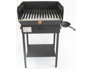 barbecue in ferro battuto family cm. 50x40x94 h vit25492