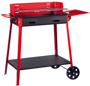 Barbecue con ruote e mensola cm. 60 x 40 x85 h - 