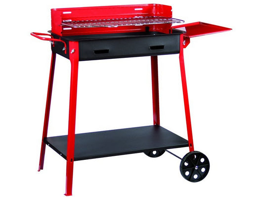 barbecue con ruote e mensola cm. 60x40x85 h vit50065