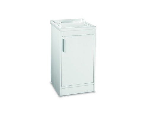 lavatoio in resina bianco in kit cm. 45x50x86 h cod:ferx.vit46905