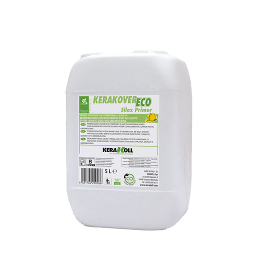 Kerakover Eco Silox Primer-Primer Fissativo Acrilsilossanico Ad Elevato Potere Legante 5 Lt-Kerakoll