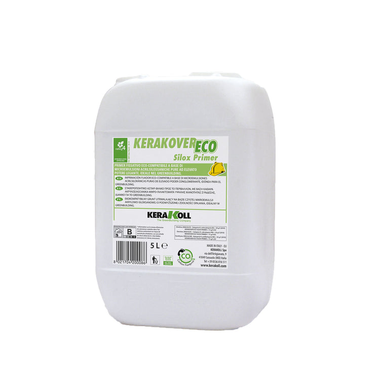 Kerakover Eco Silox Primer-Primer Fissativo Acrilsilossanico Ad Elevato Potere Legante 10 Lt-Kerakoll