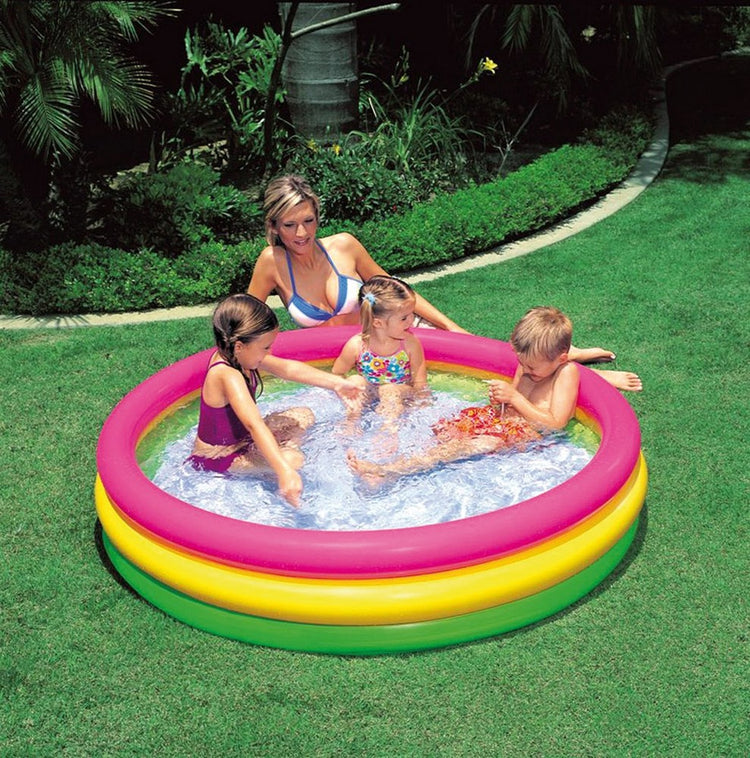 2pz piscina tonda 3 anelli cm. 114x25 h (lt. 131) vit27272