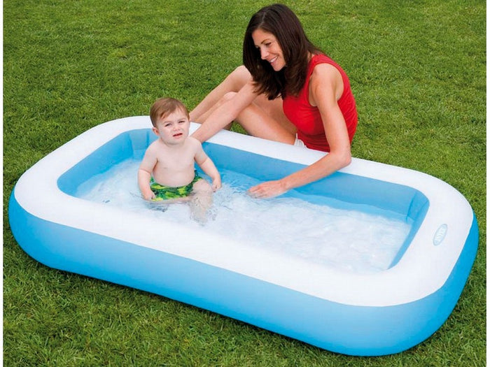 piscina rettangolare gonfiabile baby cm. 166x100x25 h (lt. 90) vit27270