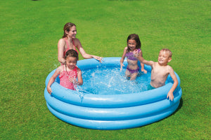 Intex piscina tonda gonfiabile crystal blu  cm. 147x33 h (lt. 330) - Intex