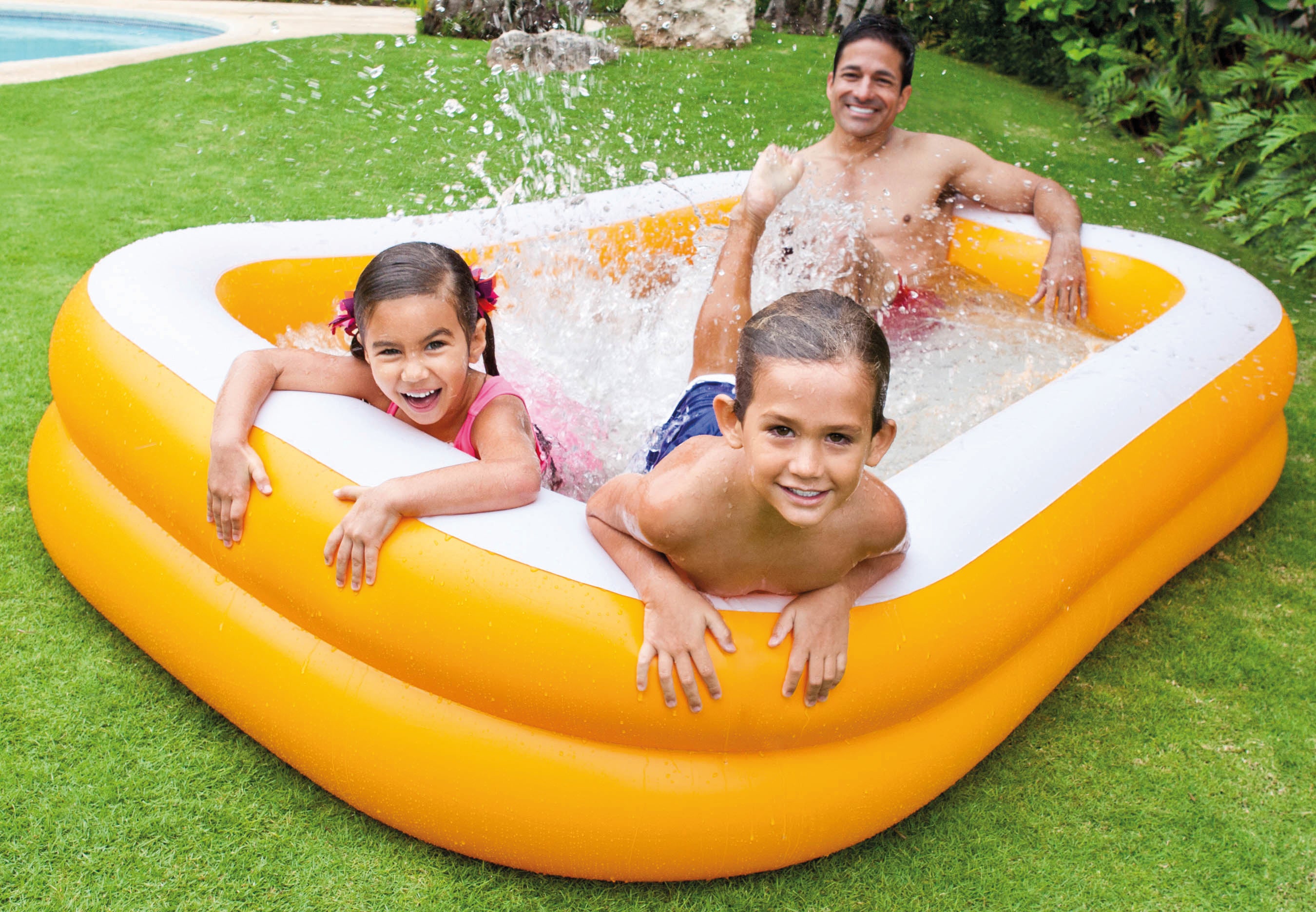 Intex piscina gonfiabile family   cm. 229x152x48 h (lt. 600) - Intex