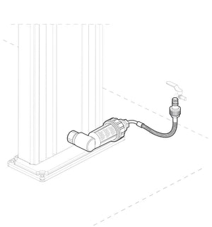 Kit Filtro Anticalcare per Docce Solari in Alluminio Arkema con Flessibile e Raccordi