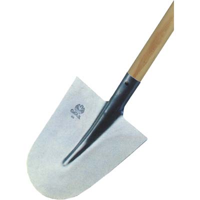 Badile muso di bue m.legno 105/tlm/2 ofas acciaio stampato boro tempr cm 27x27,5 h.cm 165 Ofas 