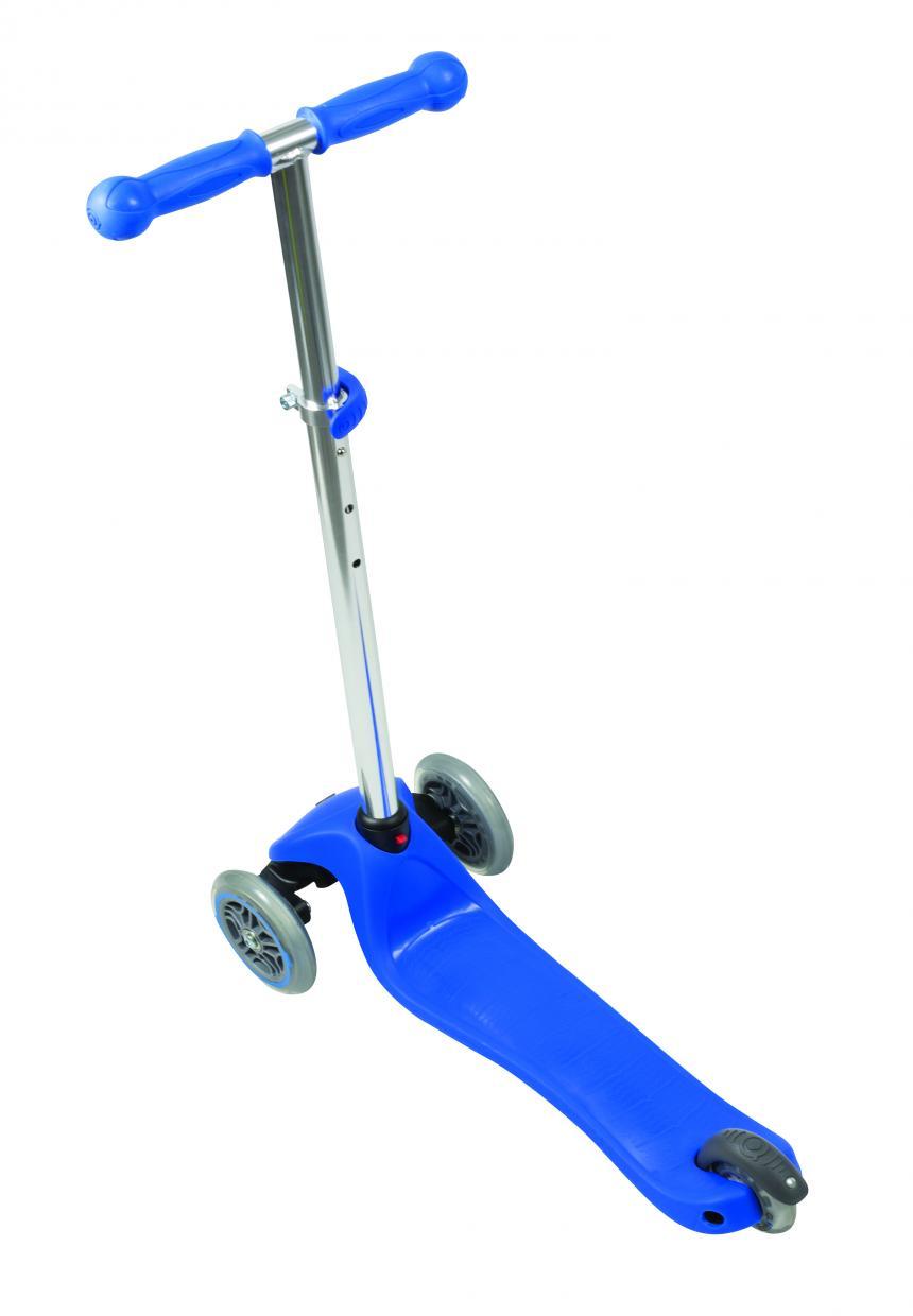 Monopattino a 3 Ruote Doppia Iniezione 3 Altezze Max 50Kg Globber PRIMO Blu