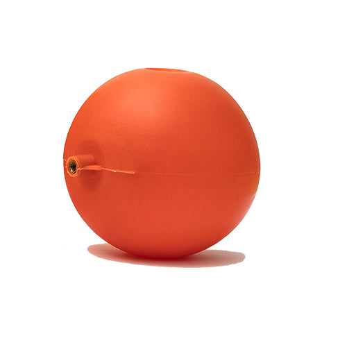 Sfera in plastica tonda arancio per aste tonde  Diam. 150DH