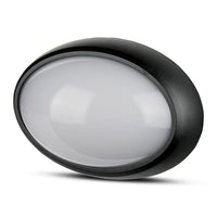 Lampada a soffitto ovale a LED da 12 W Black Body IP54 3000K