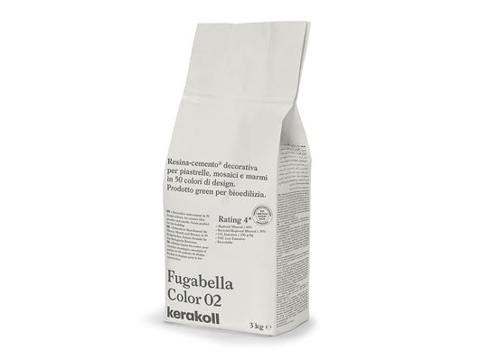 Fugabella Color 02-Fugante Ibrido In Resina-Cemento Decorativo Per La Stuccatura Di Piastrelle Mosaici E Marmi 3 Kg-Kerakoll