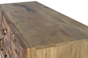 Credenza in legno di mango recuperato