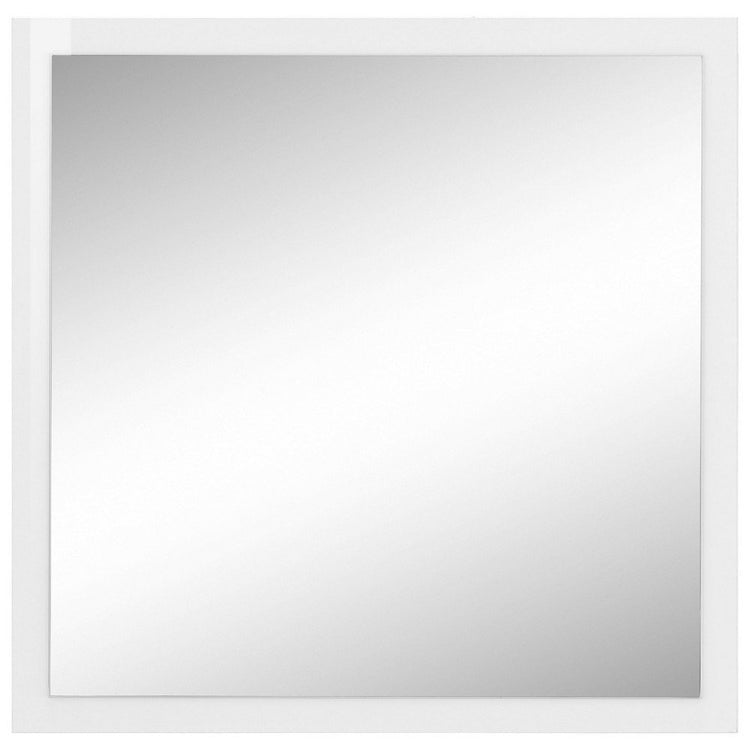 Specchio Moderno per Ingresso E Camera Da Letto 60x2x60cm - SATURNO Colore: bianco laccato lucido