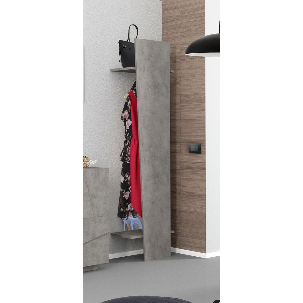 Appendiabiti Moderno per Ingresso 50x30x200cm - PULSE Colore: ardesia