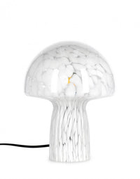 Lampada da tavolo in vetro H25,5 - CARYSA Colore: Bianco