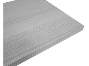 5pz mensola murale squadrata col. rovere grigio cm. 60x30x1,8 vit52337