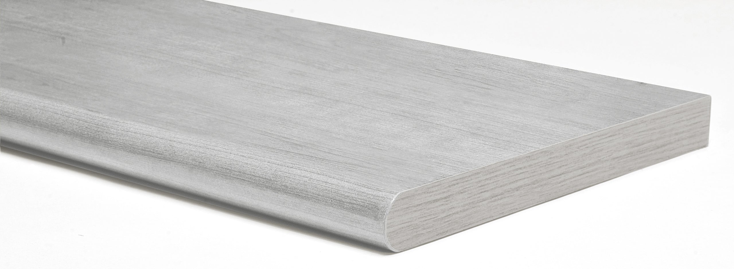 Mensola murale stondata rovere grigio cm. 80x25x2,5 - 