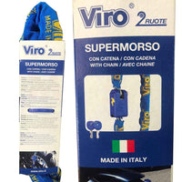 Lucchetto con catena e cover di protezione 1.2 mt - Viro Supermorso