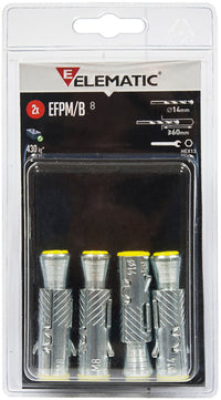 cf elematic blister tassello efpm/b10 con vite 2 pz cod:ferx.13747