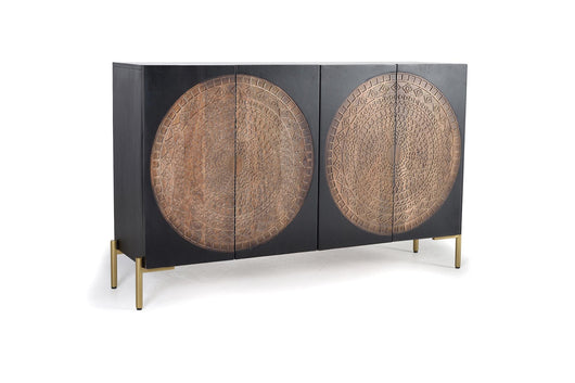 Credenza in legno di mango e metallo