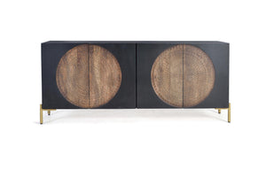 Credenza in legno di mango e metallo