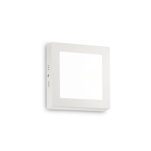 Applique Moderna Square Universal Alluminio-Plastiche Bianco Led 13,5W 3000K D17