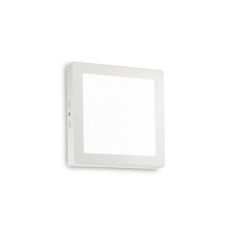 Applique Moderna Square Universal Alluminio-Plastiche Bianco Led 19W 3000K D22