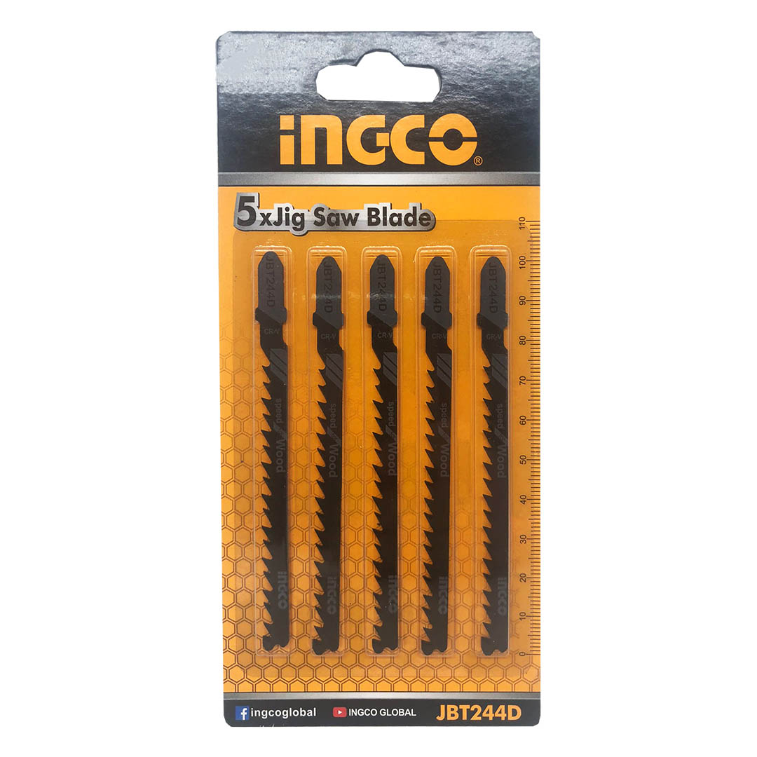 Set lame legno seghetto alternativo 5 pz - Ingco JBT244D