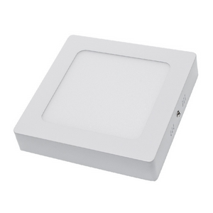 Plafoniera led soffitto 18watt slim quadra alimentatore incluso temperatura 4500k bianco naturale