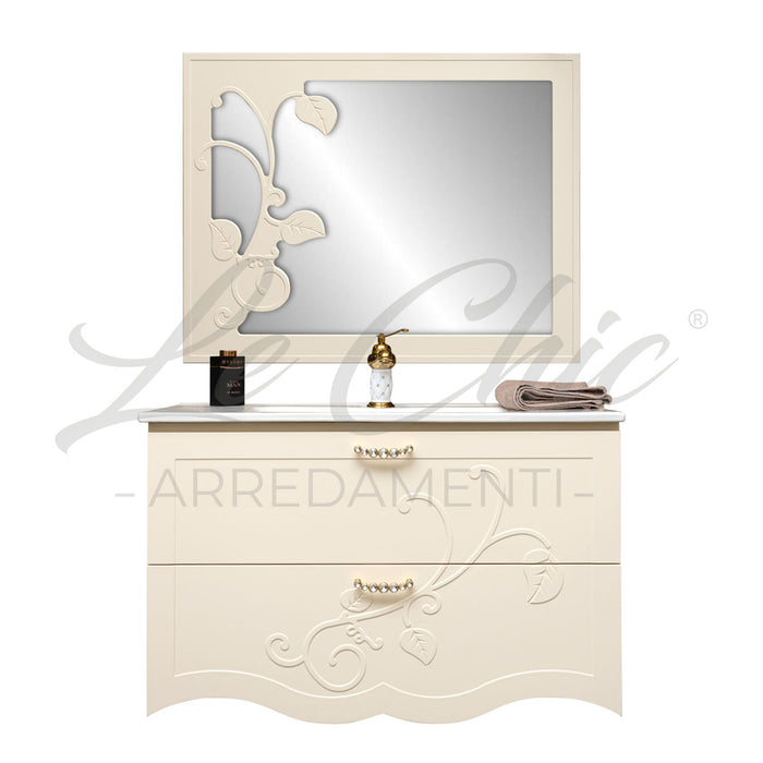 Mobile bagno moderno luxury con colonna - 90 cm