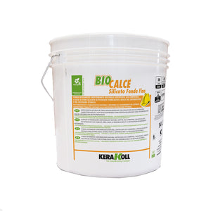 Biocalce Silicato Fondo Fino-Pittura Di Fondo Intermedio A Base Di Puro Silicato D Ipotassio Stabilizzato 14 Lt-Kerakoll