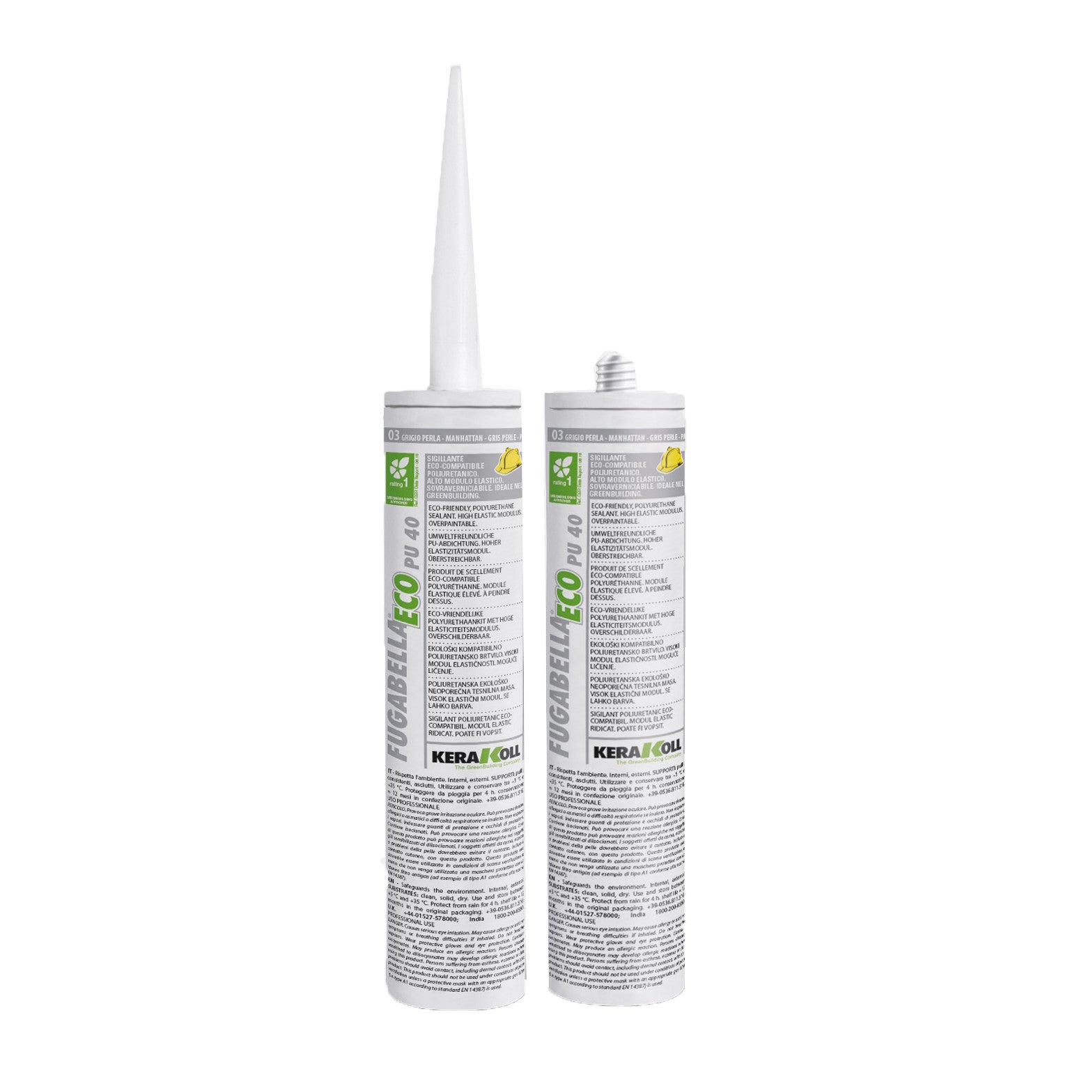 Fugabella Eco Pu 40-Sigillante Organico Poliuretanico Tixotropico Per Giunti Di Dilatazione Colore Bianco 310 Ml-Kerakoll