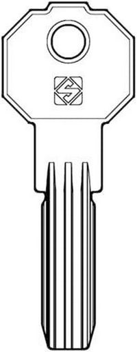 5pz chiavi punzonate silca pf20 olc gr.6/0 14037