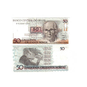 Banconota Fior Di Stampa - 50 Cruzados - Brasile