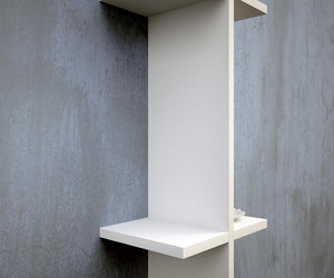 Mensola in MDF 24x15x82cm TFT  Easy Bianco Cenere