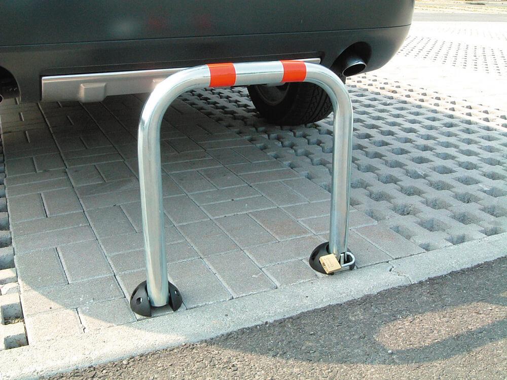 Barriera Dissuasore di Parcheggio Sosta in acciaio 53x5x49cm AR050 Parky Barriers