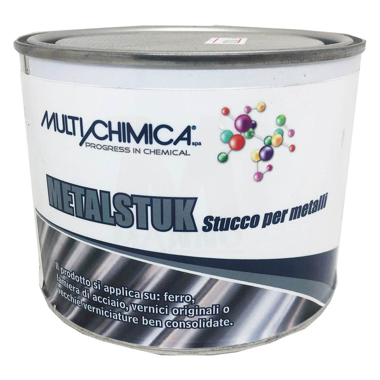 Stucco per metalli bicomponente 500 ml - Multichimica Metalstuk