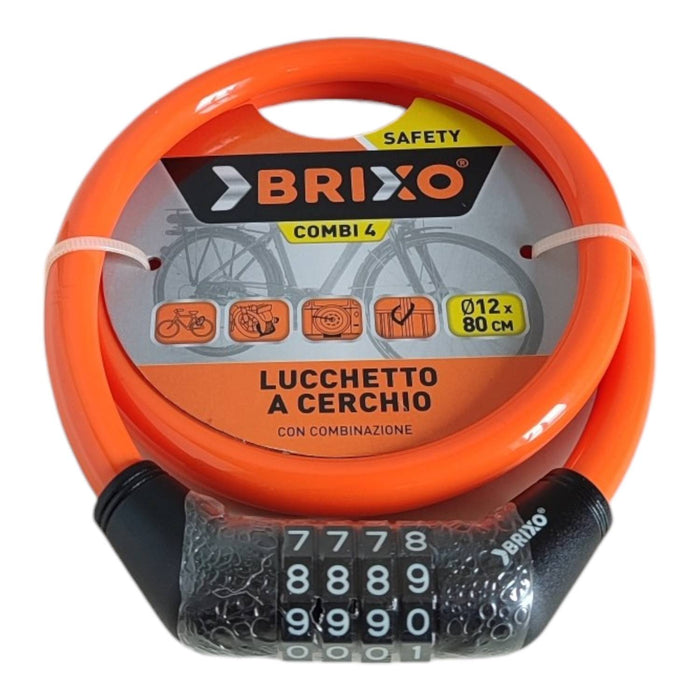 LUCCHETTO A CERCHIO BRIXO CON COMBINAZIONE