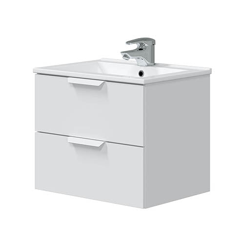 Mobile bagno sospeso one  cm 50 x 60 x 45 Bianco LucidoDH