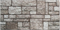 RETAIL BOX da 10 pannelli (5 MQ) - CASTELLO - Pannello finta Pietra in EPS Resinato Misura 100x50 cm Spessore 2 Cm