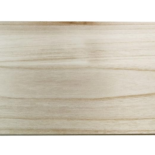 KIT da 10 pezzi - TAVOLA In LEGNO LAMELLARE MONO-STRATO - Levigato - Light Wood - Alluminio Vegetale - misura 10x2x100 cm