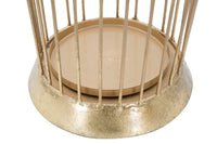 Porta Ombrelli Glam Stick 26,5x23x68,5 cm in Ferro Oro