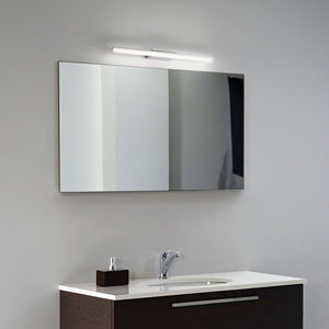 Applique Moderna Riflesso Alluminio Cromo Led 11W 3000K Luce Calda