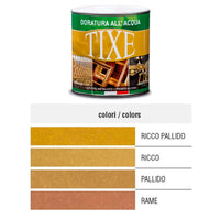 Vernice oro all'acqua per esterni - Tixe Doratura Oro Pallido/125 ml