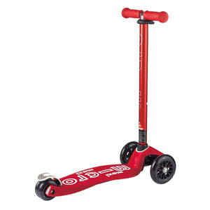 Monopattino 3 ruote Telescopico Max 70Kg Micro Maxi Deluxe Rosso